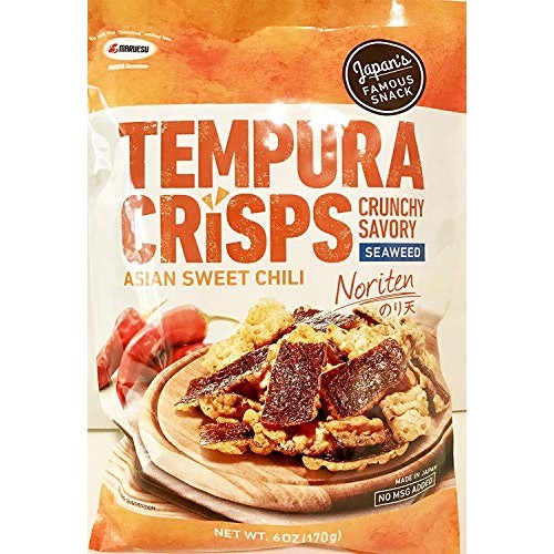 Maruesu Tempura Seaweed Crisps Asian Sweet Chili Noriten Japanes...
