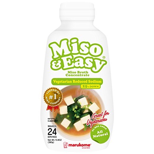 Marukome Miso And Easy, Miso Broth Concentrate, Vegetarian Reduc