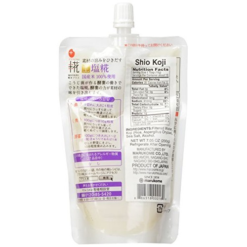 Marukome Nama Shio Koji, 7.05 Ounce