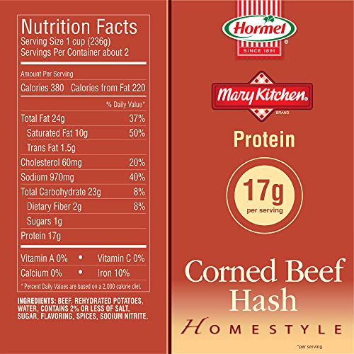 Mary Kitchen Corned Beef Hash, Canned Corned Beef, 14 Oz 8 Pack