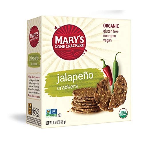 Marys Gone Crackers Organic Hot N Spicy Jalapeno, 5.5 Ounce