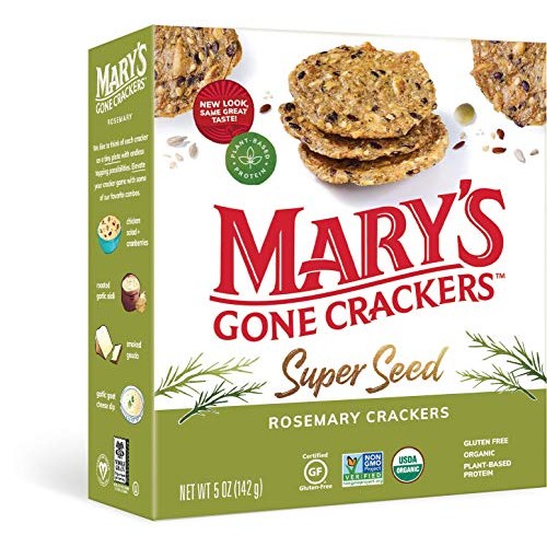 Marys Gone Crackers Super Seed Crackers, Organic Plant Based Pr
