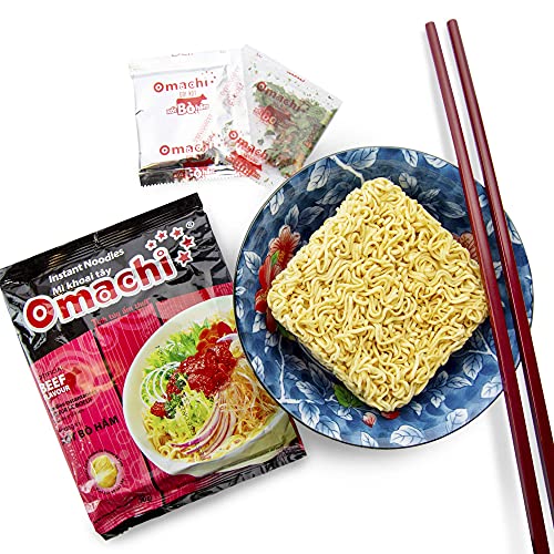 Omachi Golden Potato Noodles - Beef Stew Flavor - Made With Natu