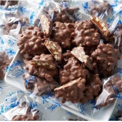 Mascot Pecan Milk Chocolate Caramel Clusters, Individually Wrapp