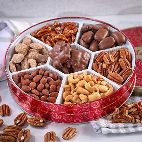 Mascot since 1955 Large Holiday Nuts Gift Basket, Cinnamon Pecan...