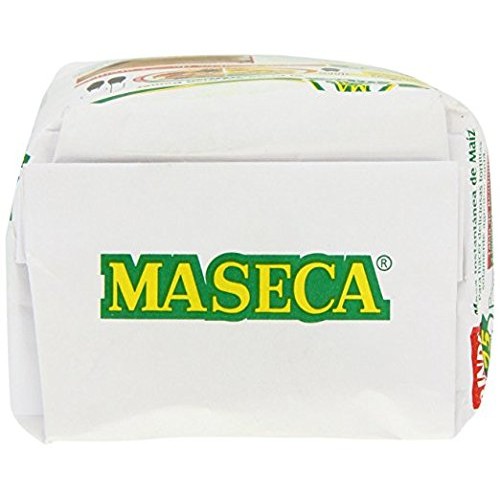 White Maseca Corn Flour Gluten Free 2 Kg 4.4 Lb Mexican Cooking