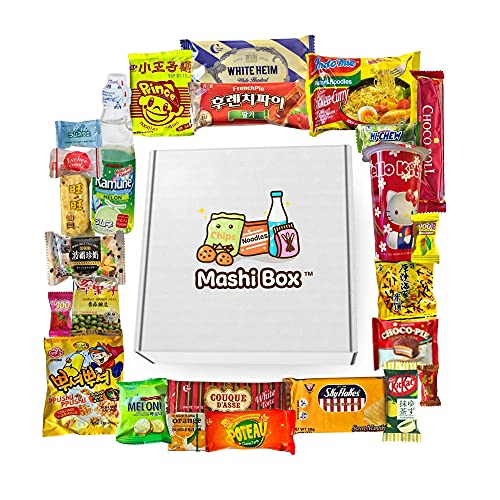 Asian Dagashi Snack Surprise Mystery Box 25 Pieces W/ 3 Full Siz