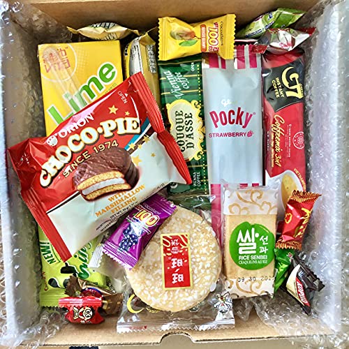 Asian Dagashi Snack Surprise Mystery Box 25 Pieces W/ 3 Full Siz
