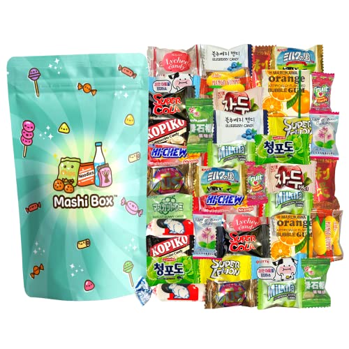 Mashi Box Asian Candy Mystery Variety Pack | 40 PCS | Japanese C...