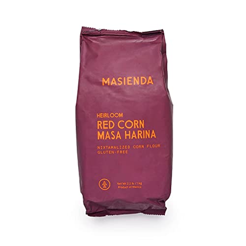 Masienda Heirloom Red Corn Masa Harina/Flour 2.2 LB Pack of 2 ...