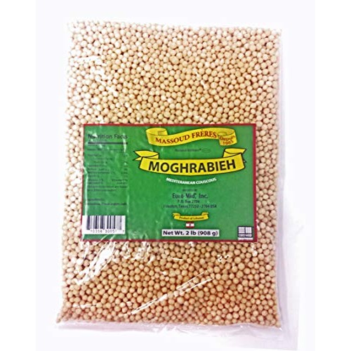 Moghrabieh Lebanese Couscous Mediterranean Pearl Couscous By Mas