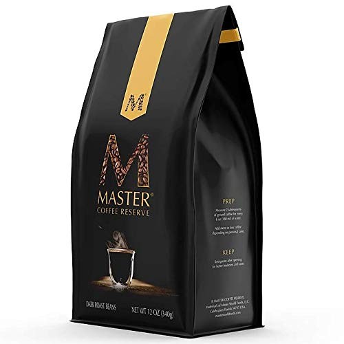 Master Coffee Reserve, Gourmet Dark Roast Beans Brazilian Coffee