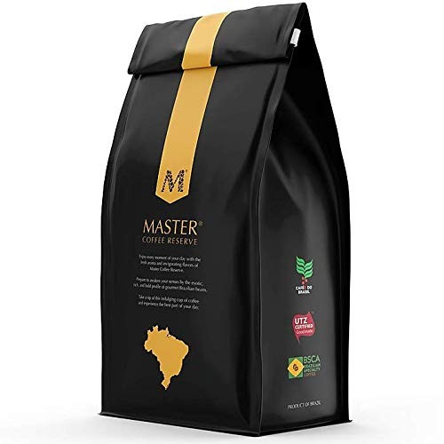 Master Coffee Reserve, Gourmet Dark Roast Beans Brazilian Coffee