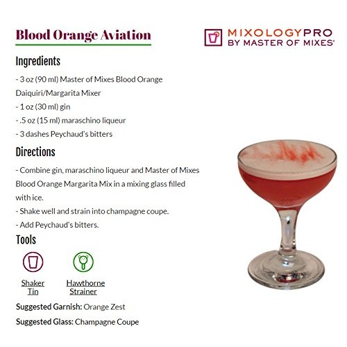 Master Of Mixes Blood Orange Margarita Drink Mix, Ready To Use