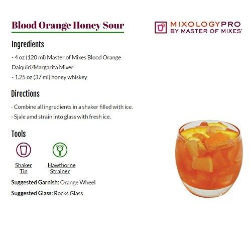 Master Of Mixes Blood Orange Margarita Drink Mix, Ready To Use