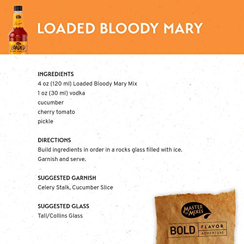 Master Of Mixes Loaded Bloody Mary Drink Mix, Ready To Use, 1.75