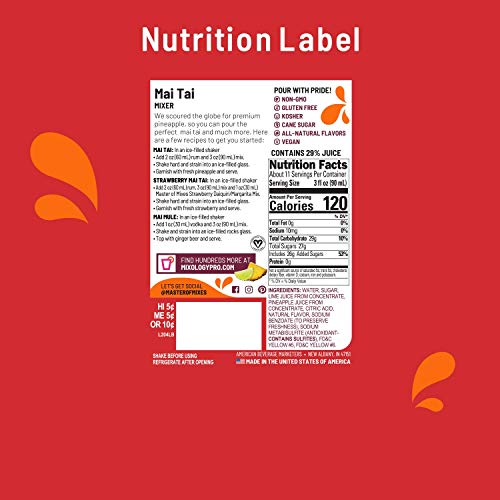 Master Of Mixes Mai Tai Drink Mix, Ready To Use, 1 Liter Bottle