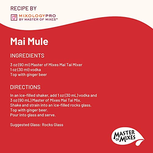 Master Of Mixes Mai Tai Drink Mix, Ready To Use, 1 Liter Bottle