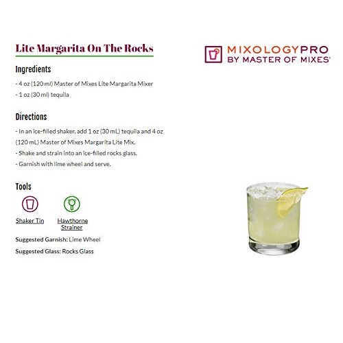 Master Of Mixes Margarita Lite Drink Mix, Ready To Use, 1 Liter