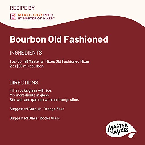 Master Of Mixes Old Fashioned Drink Mix, Ready To Use, 1 Liter B