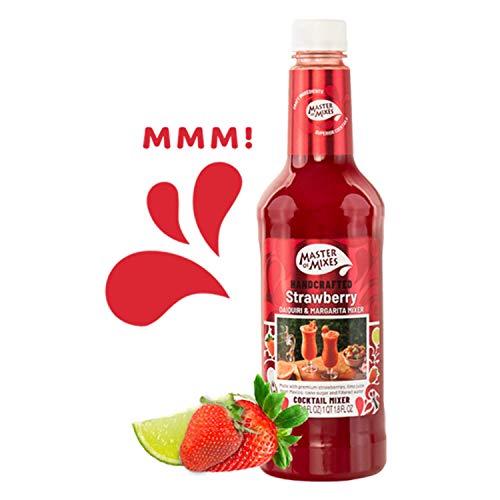 Master Of Mixes Strawberry Daiquiri / Margarita Drink Mix, Ready