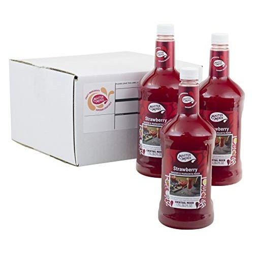 Master Of Mixes Strawberry Daiquiri / Margarita Drink Mix, Ready