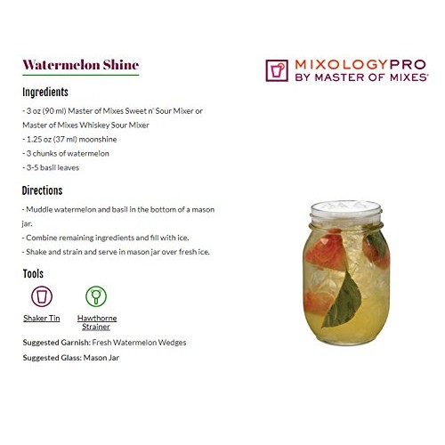 Master Of Mixes Sweet N Sour Drink Mix, Ready To Use, 1.75 Lite