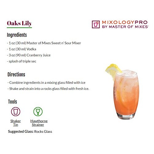 Master Of Mixes Sweet N Sour Drink Mix, Ready To Use, 1.75 Lite