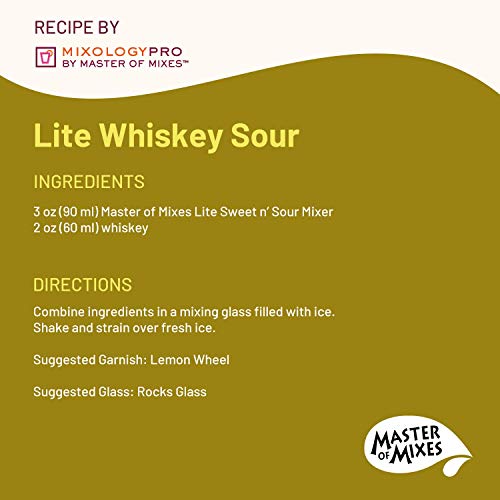 Master Of Mixes Sweet N Sour Lite Drink Mix, Ready To Use, 1 Li