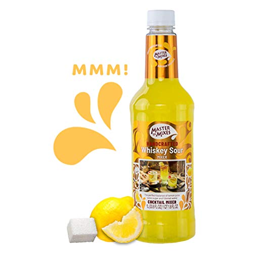 Master Of Mixes Whiskey Sour Drink Mix, Ready To Use, 1 Liter Bo