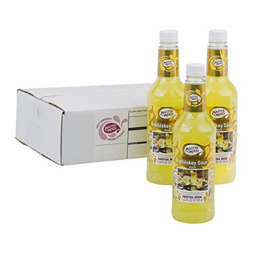 Master Of Mixes Whiskey Sour Drink Mix, Ready To Use, 1 Liter Bo