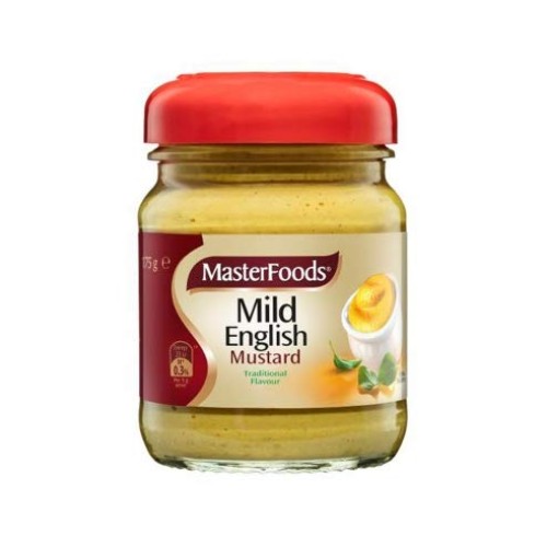 Masterfood Mustard Mild English 175G