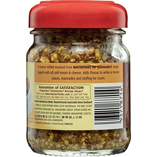 Masterfood Mustard Wholegrain 175G
