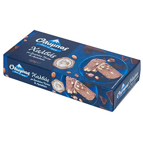Greek Halva With Health Chocolate And Almonds 250G 8.8 Oz