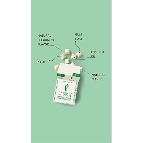 Mastiqe Sugar Free Hard Chewing Gum with Natural Mastic | Pack o...