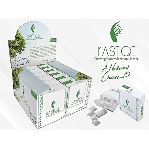 Mastiqe Sugar Free Hard Chewing Gum with Natural Mastic | Pack o...