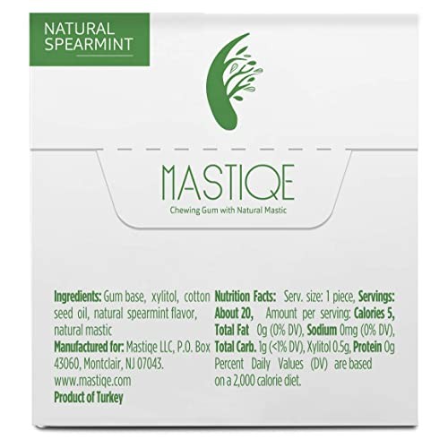 Mastiqe Sugar Free Hard Chewing Gum with Natural Mastic | Pack o...