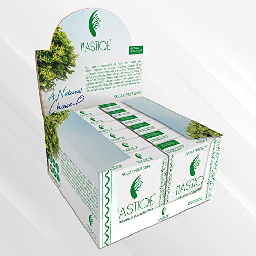 Mastiqe Sugar Free Hard Chewing Gum with Natural Mastic | Pack o...