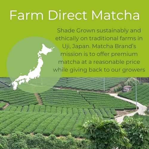 Matcha Brand Barista Grade Organic Matcha Powder - Crafted for D...