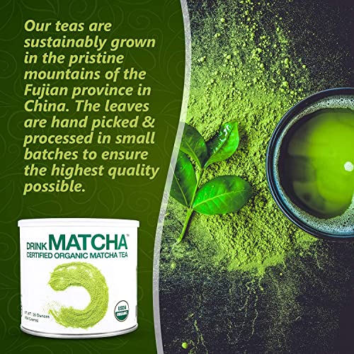 DrinkMatcha Organic Matcha Green Tea Powder 1 LB 100% Pure Match...
