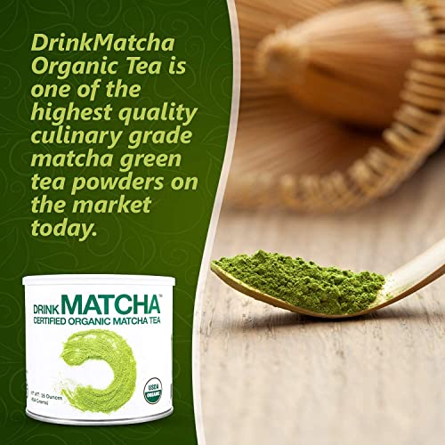 DrinkMatcha Organic Matcha Green Tea Powder 1 LB 100% Pure Match...