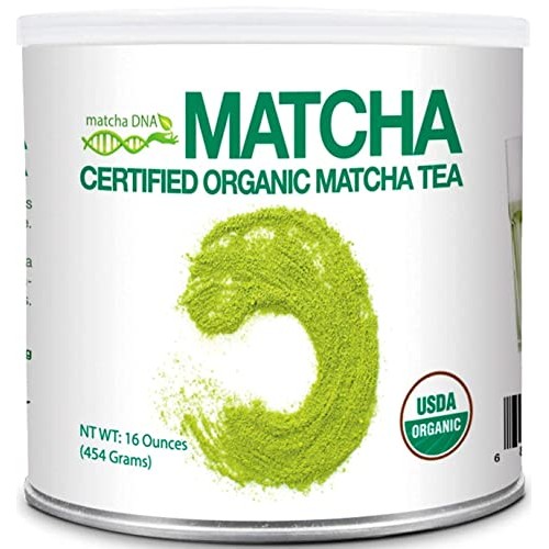 MATCHA DNA Certified Organic Matcha Green Tea Powder 16 oz TIN ...