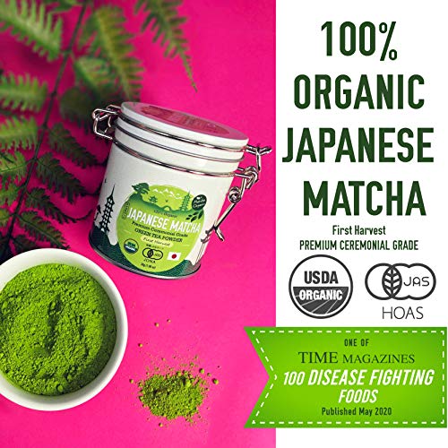 Premium Japanese Ceremonial Grade Matcha Green Tea Powder By Mat