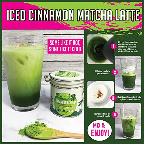 Premium Japanese Ceremonial Grade Matcha Green Tea Powder By Mat