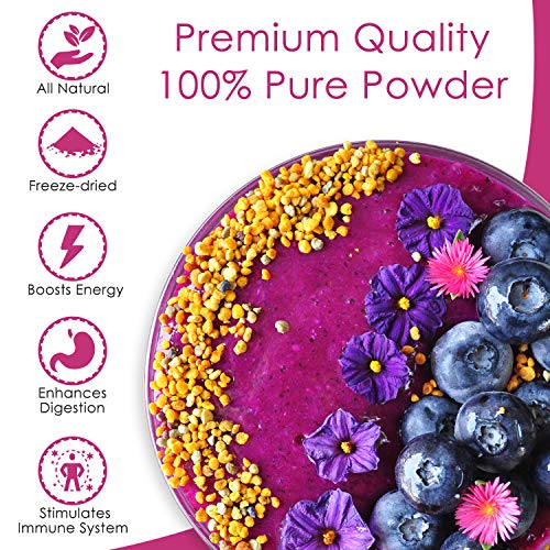 Freeze Dried Dragon Fruit Powder 8oz - All-Natural Pitaya Powder...