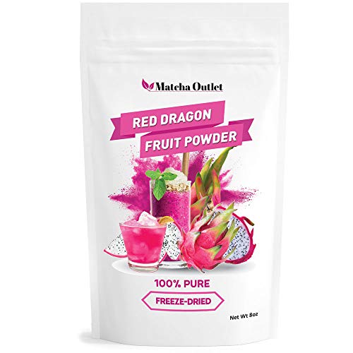 Freeze Dried Dragon Fruit Powder 8oz - All-Natural Pitaya Powder...