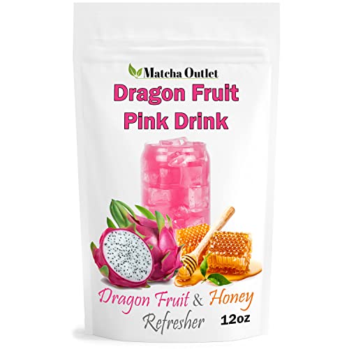 Pink Drink Powder Pitaya Dragon Fruit & Honey Refresher – Natura...