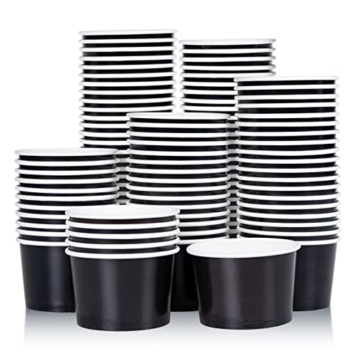 MATICAN Paper Ice Cream Cups, 100-Pack 9-oz Disposable Dessert B...