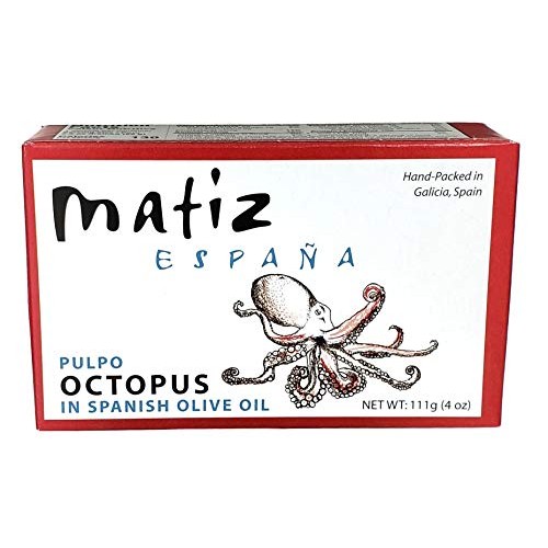Two-Pack Of Matiz Gallego Pulpo Octopus In Olive Oil 4.0 Oz - Al