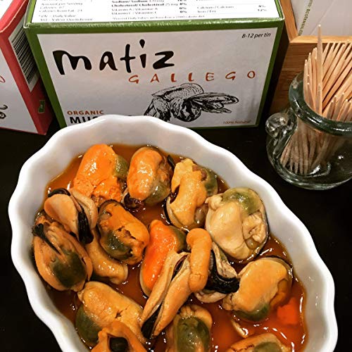Matiz Espana Organic Mussels In Extra Virgin Olive Oil And Apple